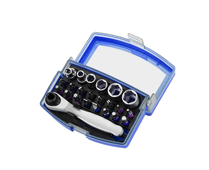 مجموعة رؤوس مفكات براغي ريفر، 22 قطعة