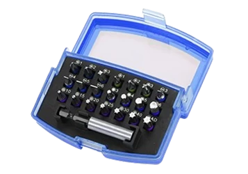 مجموعة رؤوس مفكات براغي ريفر، 22 قطعة