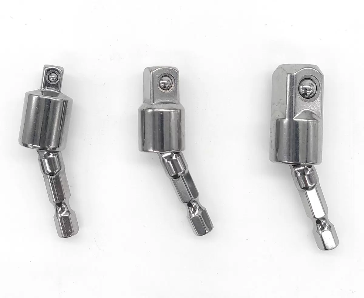 محول مقابس المثقاب الكهربائي ذو الساق السداسية القابل للدوران 360 درجة